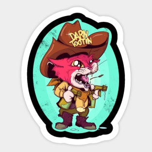 Darn Tootin Sticker